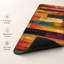 Ensemble de 2 tapis de cuisine abstraits avec motif coussiné anti-fatigue