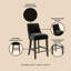 Tabouret de comptoir noir-895005261
