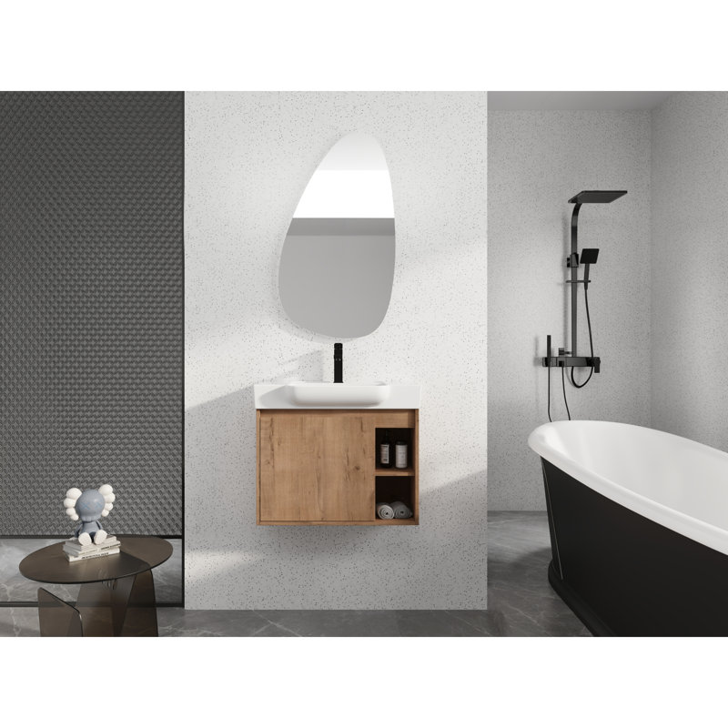 Meuble-lavabo compact (doit inclure le meuble-lavabo et le lavabo), baignoire moderne en contreplaqué