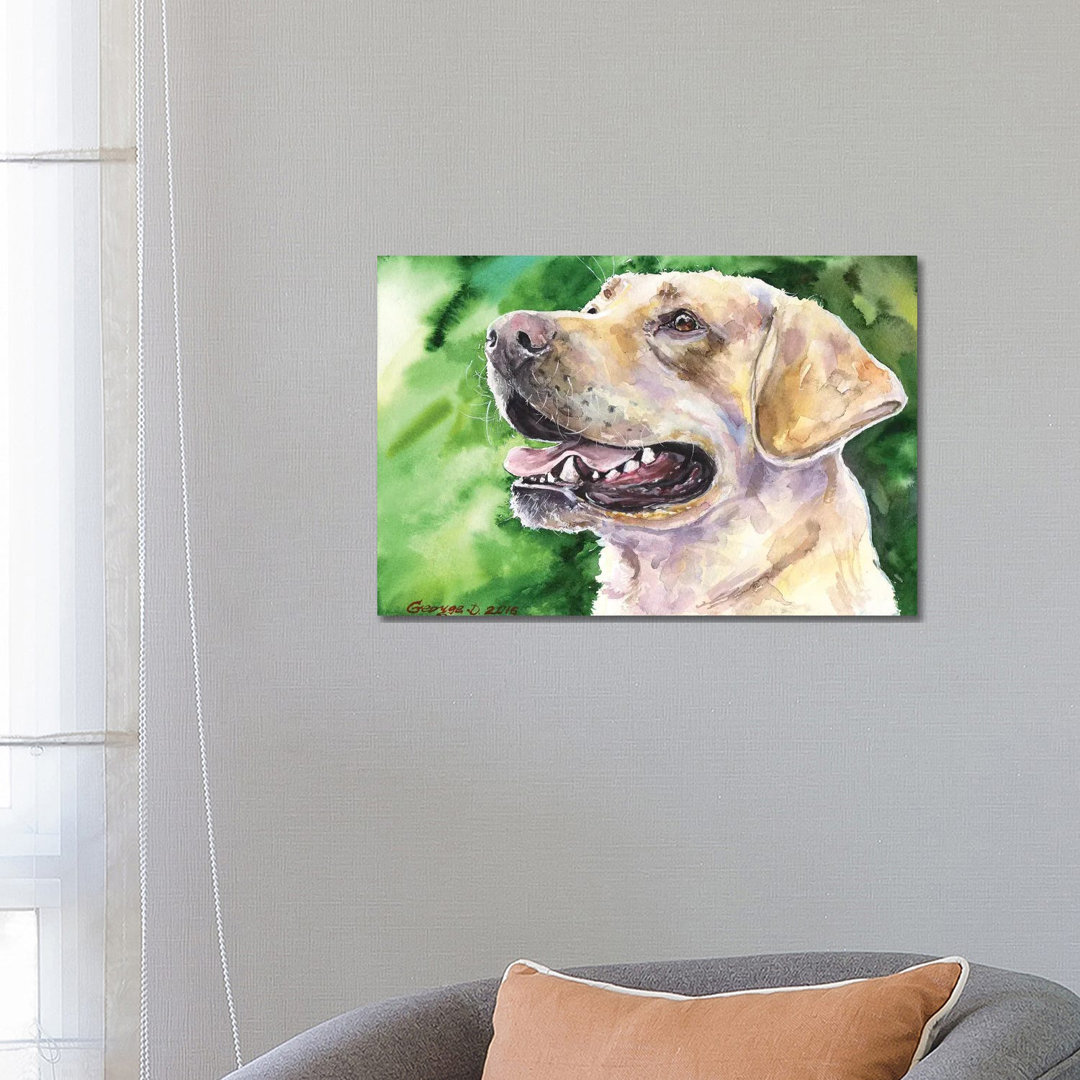 Golden Labrador I by George Dyachenko - Wrapped Canvas Painting