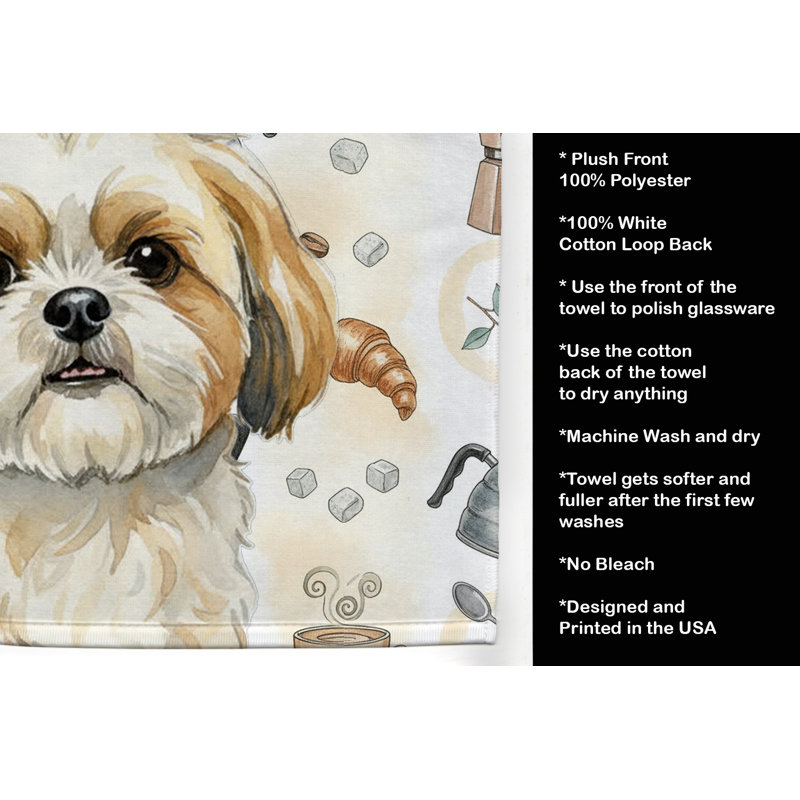Torchon doré et blanc Shih Tzu, Shih Tzu doré et blanc