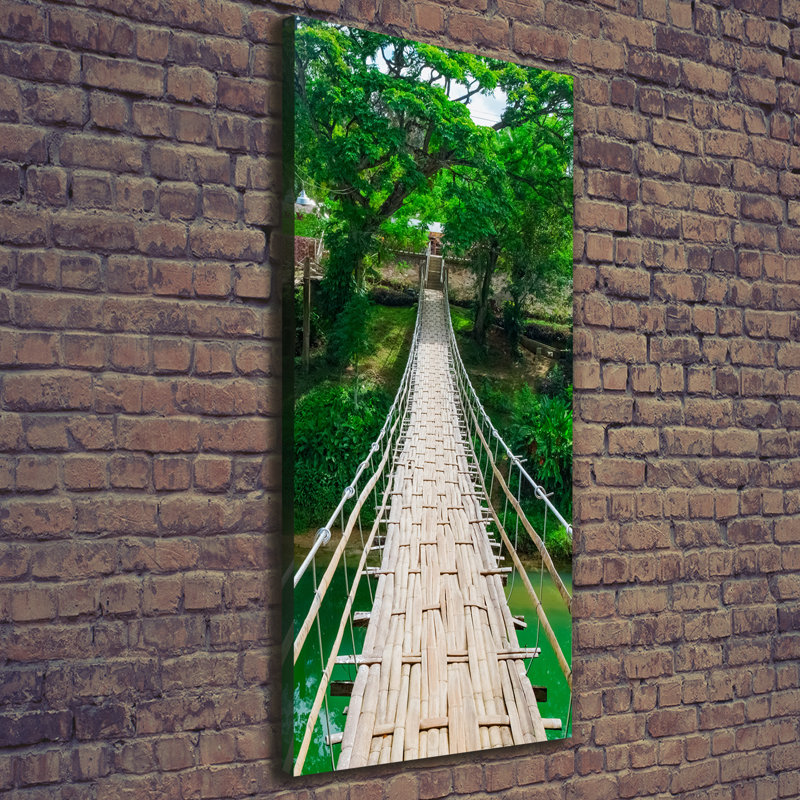 Suspension Bridge - Wrapped Canvas Print