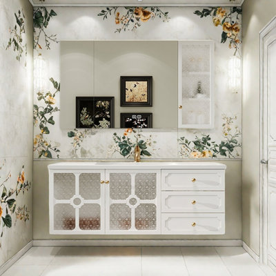 Armoire de salle de bain de style moderne minimaliste français