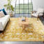 Dazzle Gold/White Disa Vintage Medallion Soft Rug-47446004