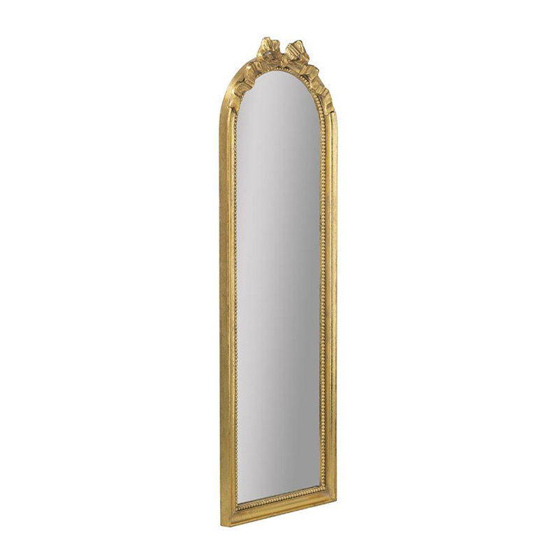 Miroir mural 16 x 1,5 x 49 po avec cadre doré