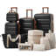 Hardshell ABS Luggage Set - Lightweight & Durable Suitcases With Dual Spinner Wheels