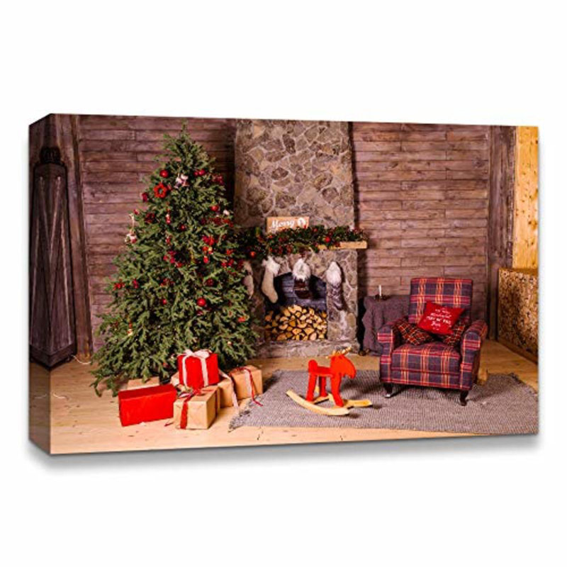 Christmas Holiday Celebration " Christmas Tree X18 ", 32" H x 48" W