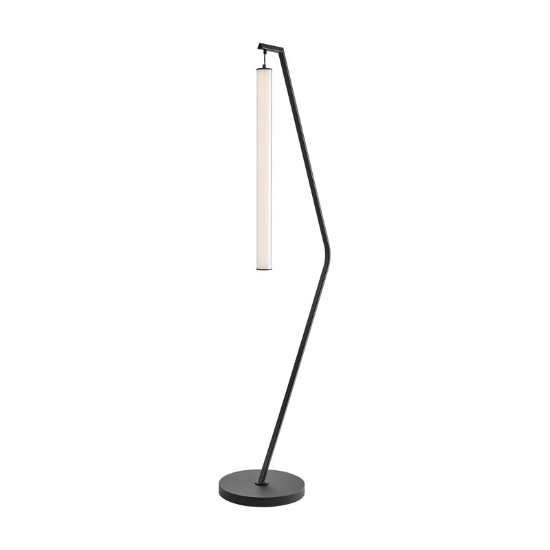Calon 70'' LED Arched Floor Lamp, Black