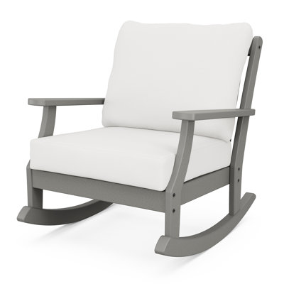 Chaise berçante à siège profond Braxton