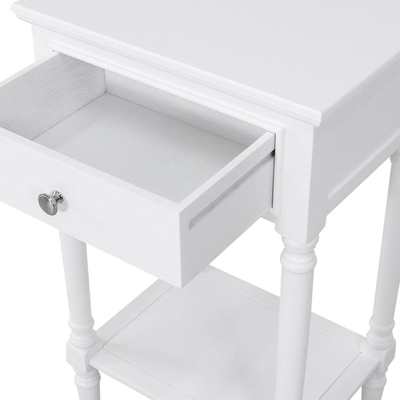 Bobby Jones End Table, White