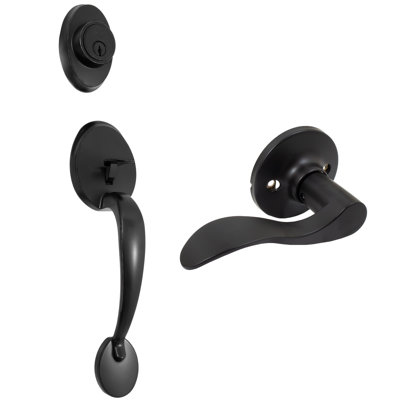 Handle With Deadbolt Entry Set