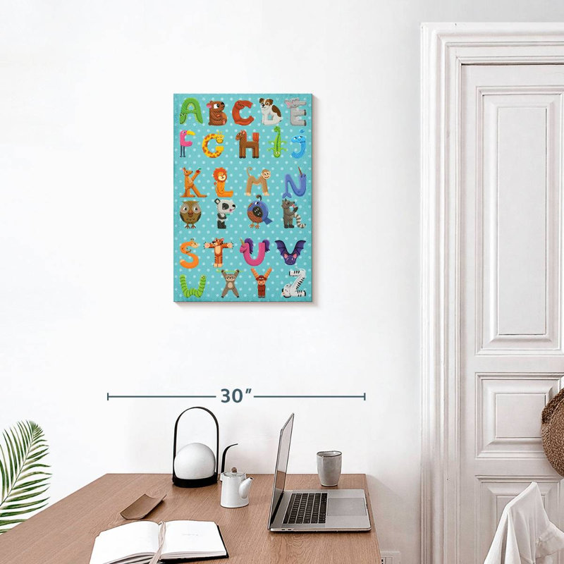 Ashelle - Alphabet en forme d'animal, H 24 po x l 16 po
