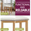 Anethrah Solid Wood Accent Stool