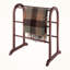 Support à courtepointe en bois massif Dean au fini brun, H 29,85 po x l 25,68 po x P 18,12 po