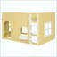 Lit mezzanine pour enfants avec lumière DEL chaude-131124981-131124982