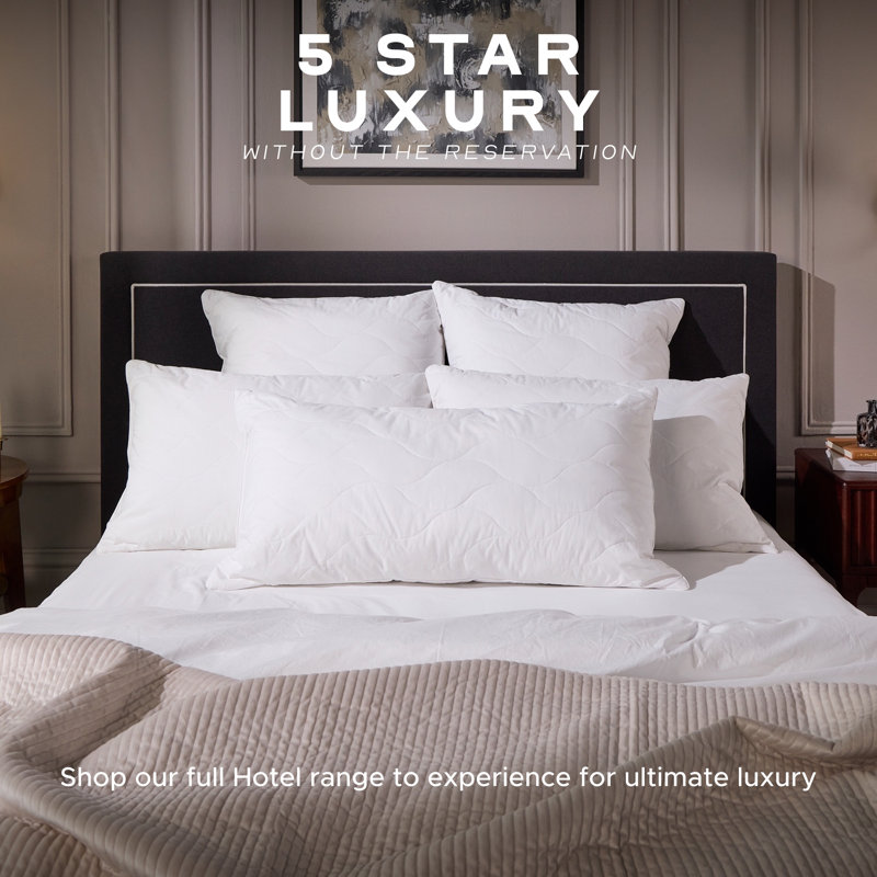 Snuggledown Luxurious Hotel Cotton Quilted Pillow – Premium Support & Five-Star Comfort