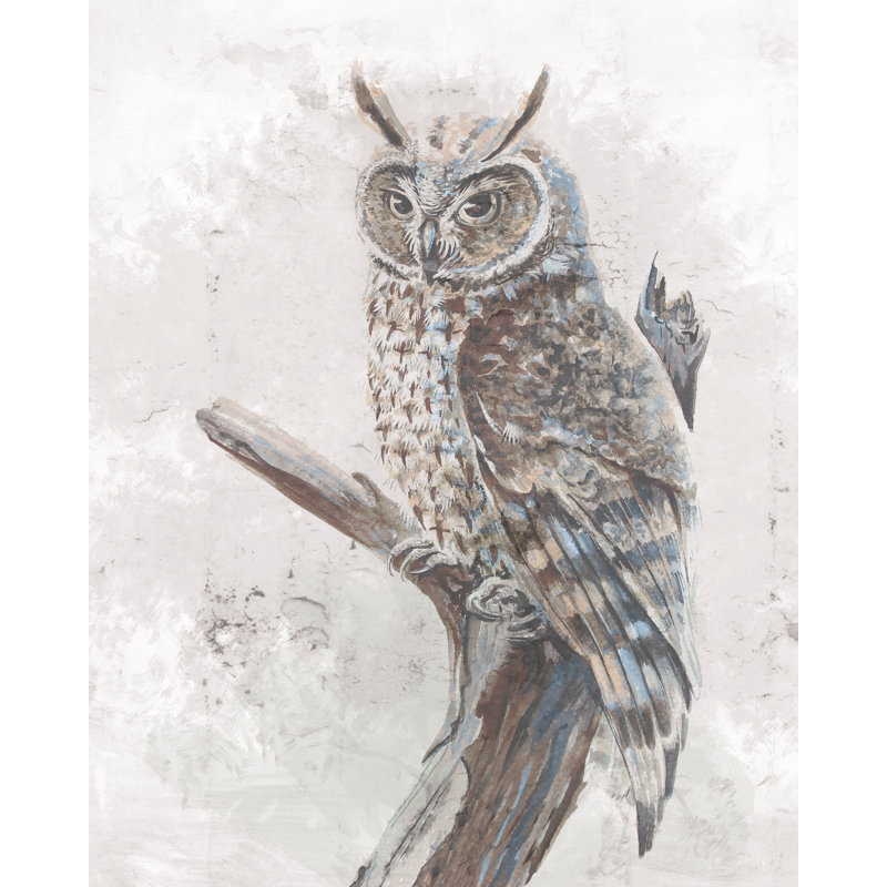 Owl I - Painting Print, Wrapped Canvas, 76cm H x 51cm W