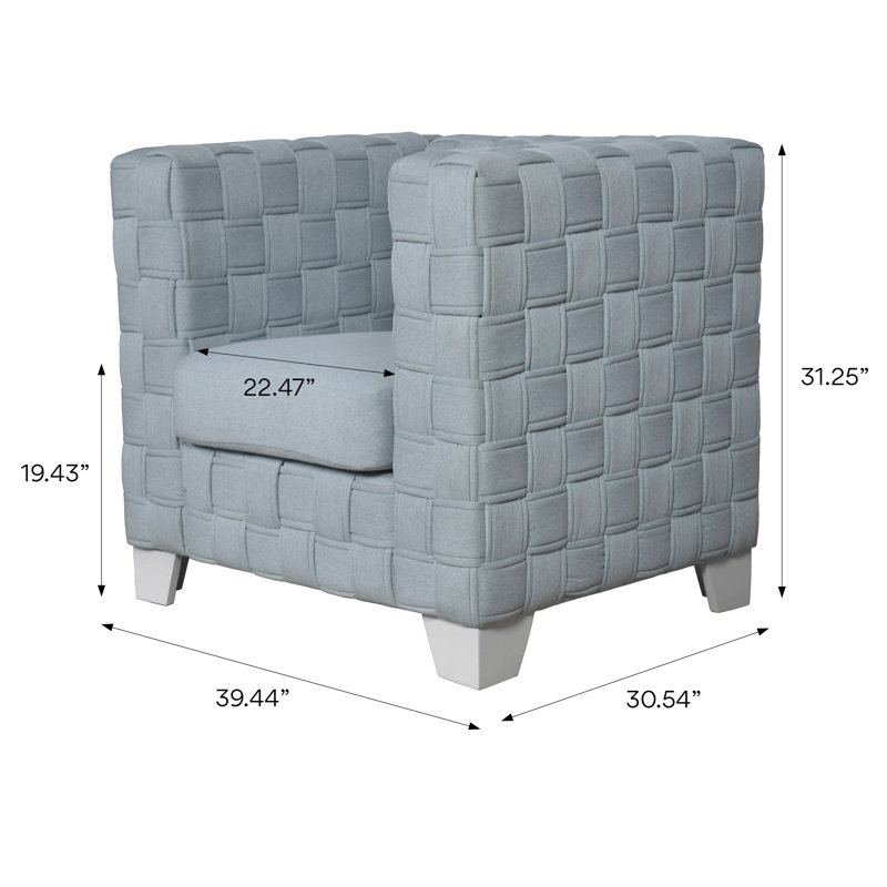 Chaise Magdaleni bleu sarcelle clair