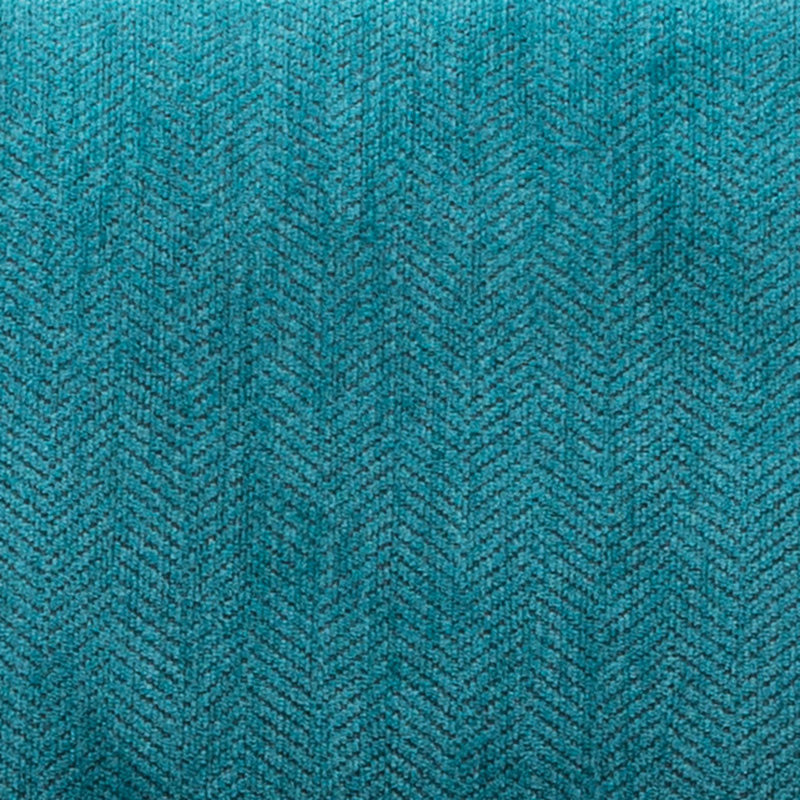 Chaise en tissu de chenille bleu sarcelle avec coussin décoratif pour un look luxueux, abat-jour, pieds en bois massif
