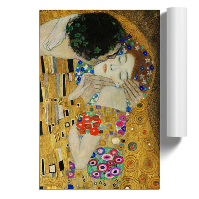 The Kiss Vol.3 by Gustav Klimt - No Frame Painting