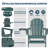 Garbani Foldable Outdoor Adirondack Chair-2069152611