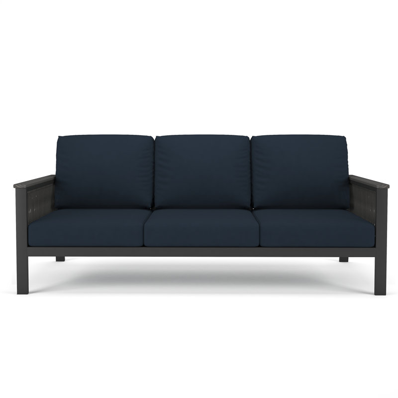 Canapé d'extérieur Townsend de 80 po de largeur avec coussins Sunbrella®, Toile bleu marine Sunbrella®