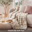Couverture en fausse fourrure à bulles 480 g / m², lit moelleux moelleux, canapé moelleux et housse de lit, lait avoine-134226895-134226896