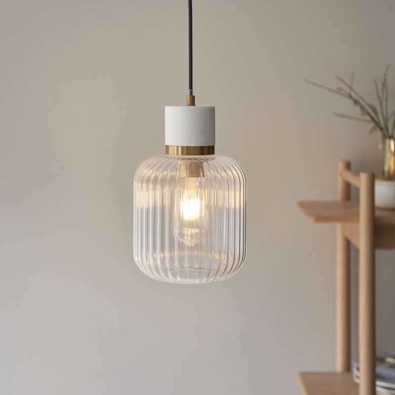 1 - Light Brass Pendant