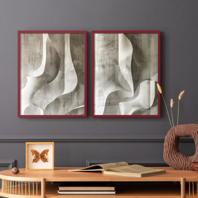 Série ABSTRACT CDLX - Reproduction encadrée de qualité supérieure - prête à être accrochée - aucun clou requis - aucun clou requis