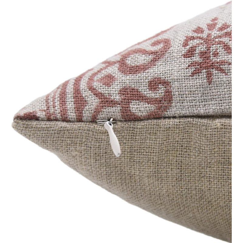 Linen Lumbar Indoor/Outdoor Pillow Cover, 14" x 20"