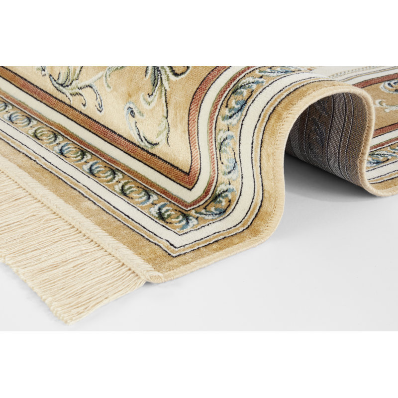 Tufted Cream Rug, Rectangle 95cm x 140cm