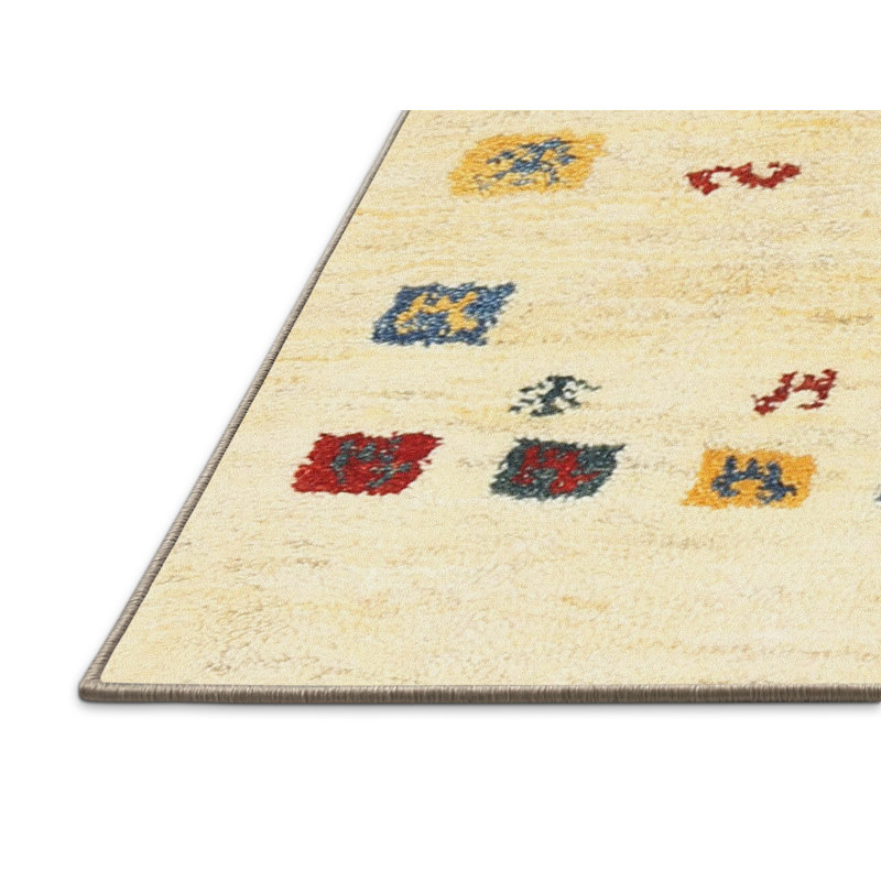 Tapis beige contemporain, Rectangle 5 pi x 8 pi