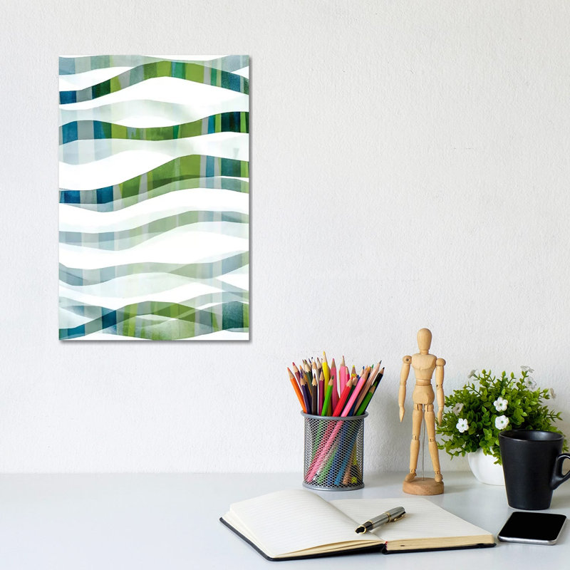 It Goes In Waves No 2 by Lisa Zinna - Wrapped Canvas Print, 20.32 cm H x 30.48 cm W