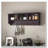 Entryway Coat Rack Dual Hooks Wooden Storage Shelf-35692540