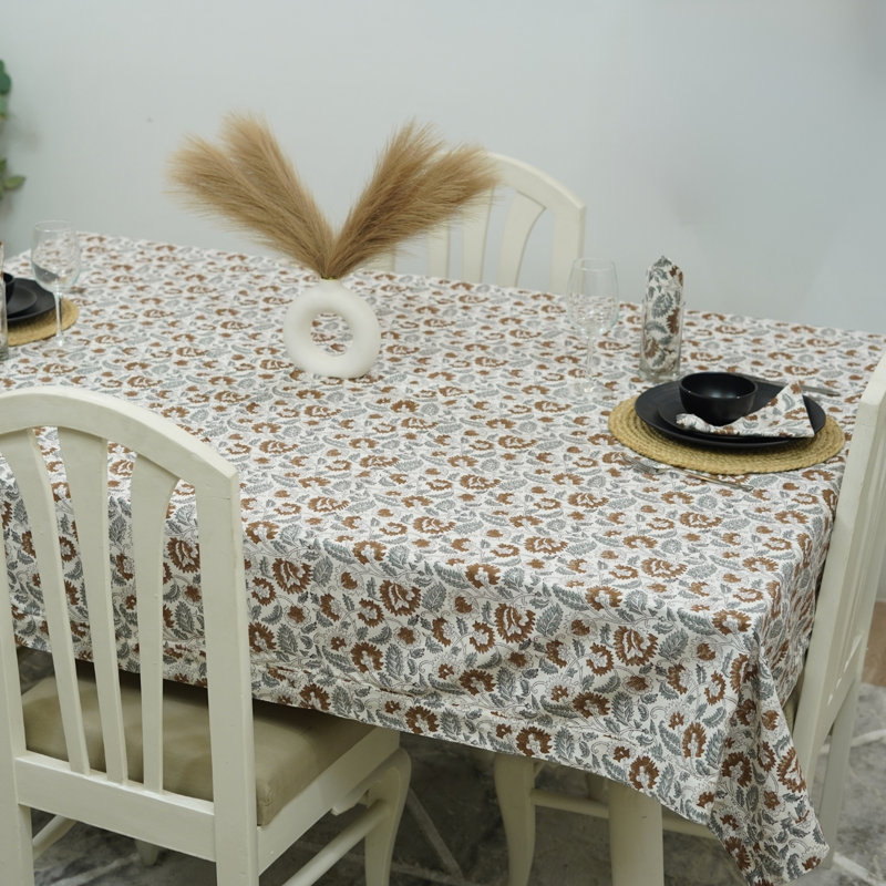Nappe en coton Red Barrel Studio® Handcrafted, 60 po carré