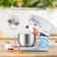 Vivohome 6 vitesses 7,5 pintes Batteur sur socle avec accessoire-93236156
