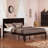 Clyda Solid Wood Panel Bed-927725044-872361543