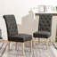 Banff 5-piece Dining Set, Cross-Buck Round Table with 4 Tufted Chairs-1462019911