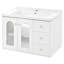 Single Bathroom Vanity with Ceramic Basin
