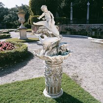 Dolphin Family Fountain - Serene Solid Brass Fountain