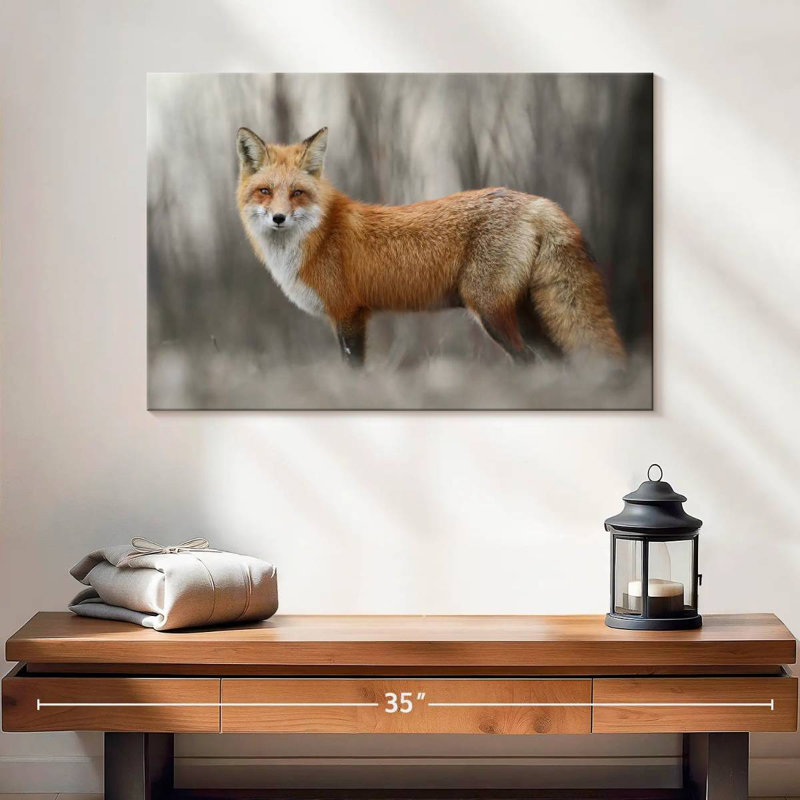 Brampt Charming Red Fox, 16" H x 24" W
