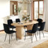 Mid Century Wooden Oval Pedestal Dining Table Sets