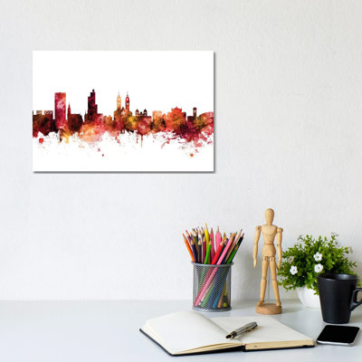 Winterthur, Switzerland Skyline by Michael Tompsett - 1 Piece Wrapped Canvas Wall Art
