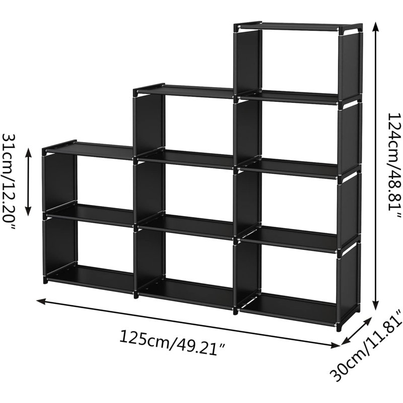 Kauppatori Bookcase, Black