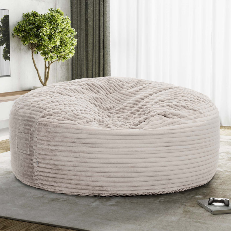 Grand fauteuil à billes en mousse viscoélastique