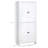 Freestanding 4-Door Kitchen Pantry with 4-Tiers and Adjustable Shelves, Perfect for Extra Storage and Organization-1366119794