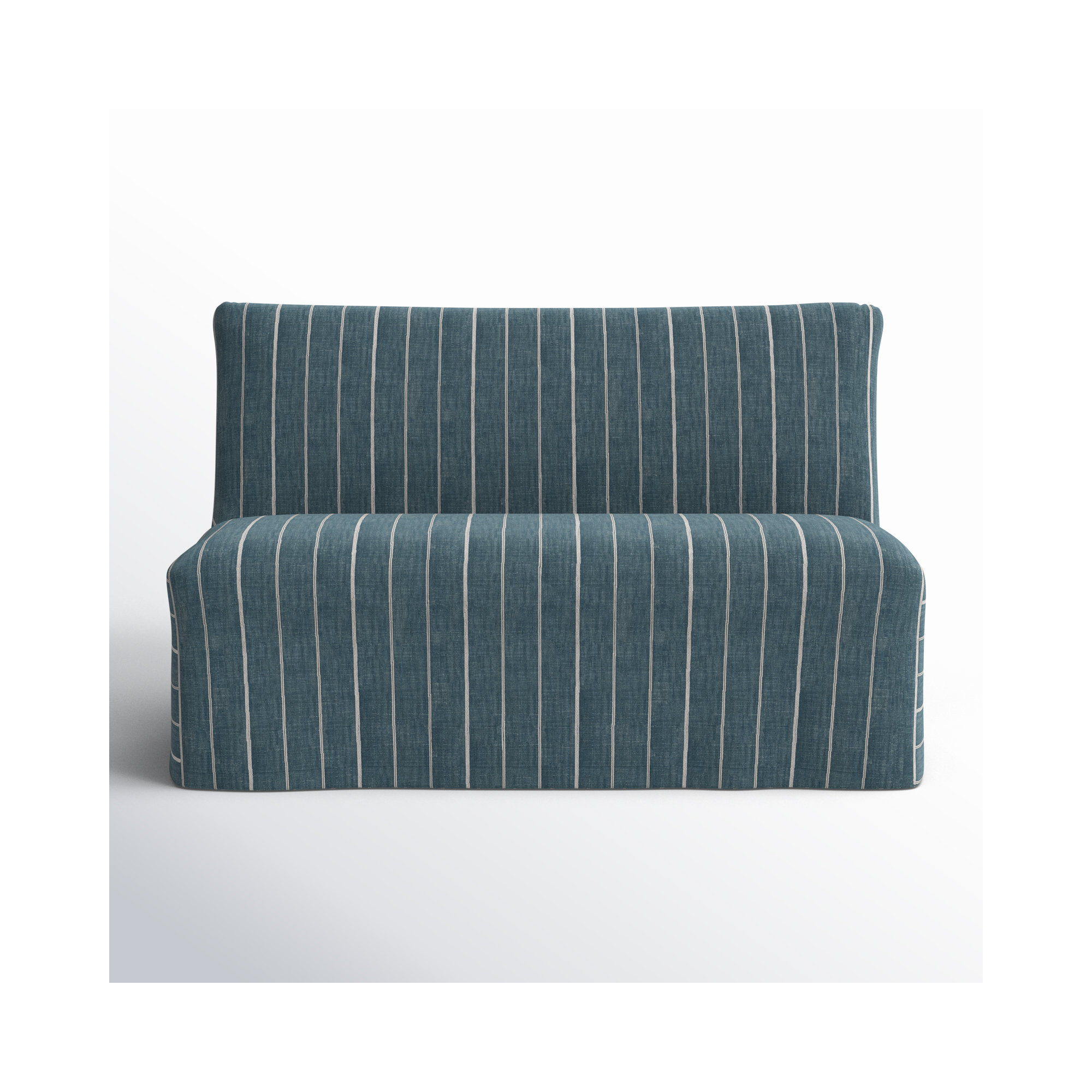 Ivanka Bench, Fritz Indigo Stripe