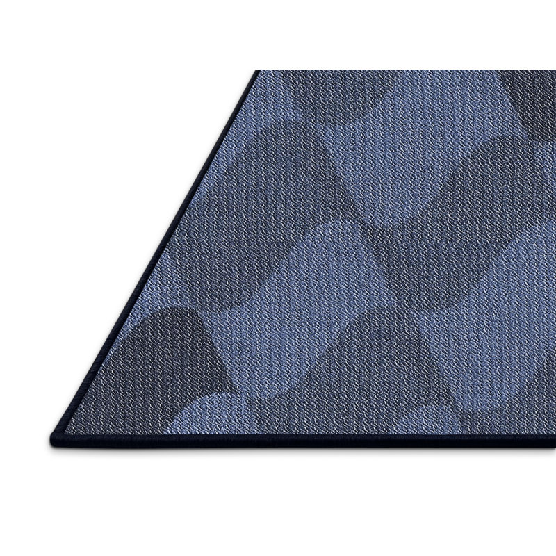 Tapis de zone lavande à motifs, Rectangle 5 pi x 7 pi