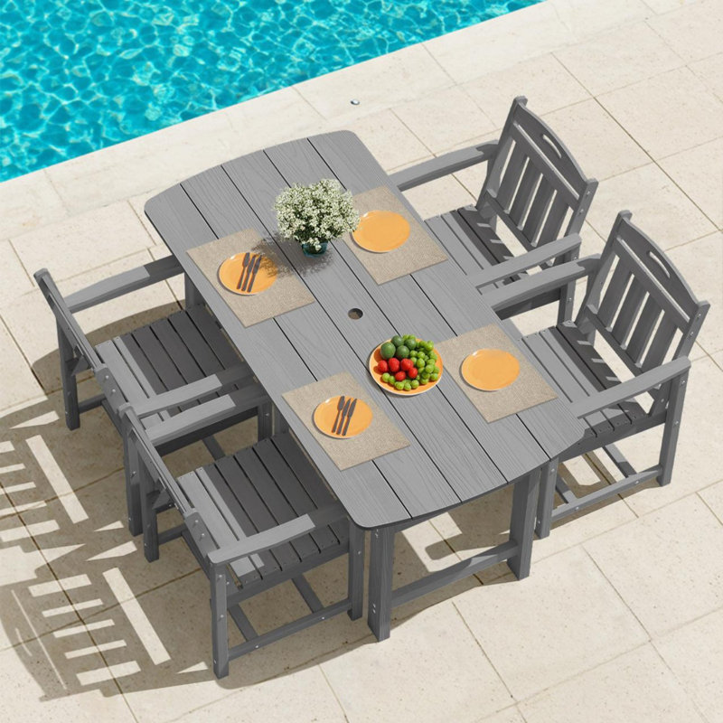Chaises de patio pour l'extérieur, Gris