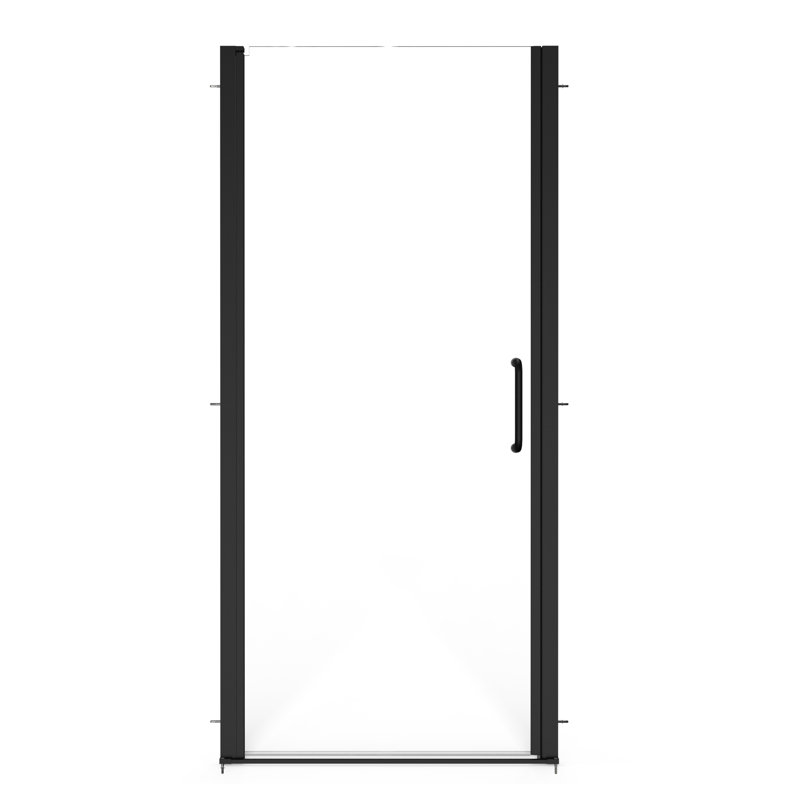 Porte de douche battante sans cadre 34 "- l 36" x H 72 ", 34"-36" W